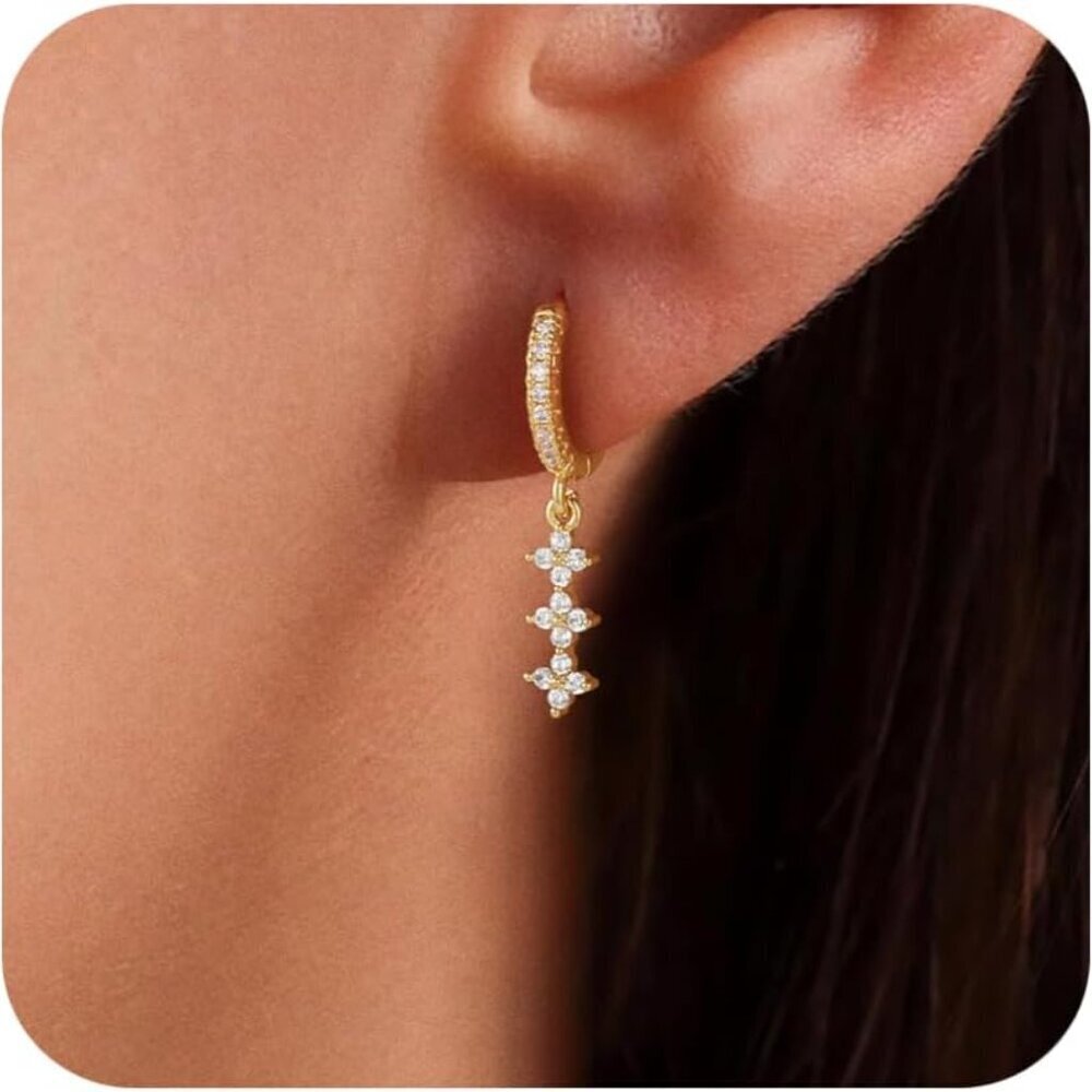 Versatile Gold Jewelry for Women – 14K Dangle Earrings Perfect for Any Occasion